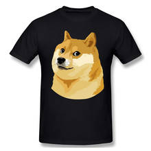 Men Clothing Dogecoin T-Shirt Doge Fashion Short Sleeve 2024 - buy cheap