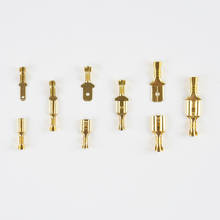 100Pcs/Lot 2.8/4.8/6.3mm Female and Male Crimp Terminal Connector Copper Car Speaker Electric Wire Connectors 2024 - buy cheap
