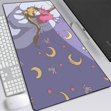 Ковер Kawaii Большой игровой 70x30 см, коврик для мышки с аниме, игровой коврик для мыши Sakura, милый геймерский Настольный коврик для ноутбука с обработанным краем 2024 - купить недорого