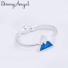 Fashion Silver Color  Triangle Rings For Women Wedding Jewelry Valentines Days Gifts bague femme 2024 - buy cheap