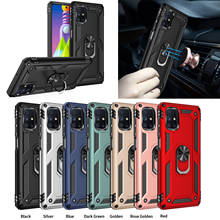 For Samsung Galaxy M51 S20 FE A42 5G Magnetic Metal Finger Ring Stand Phone Case for S20 Plus Note20 Ultra Shockproof Back Cover 2024 - buy cheap