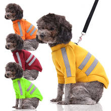 Теплая куртка для собак Одежда для животных для щенков, светоотражающая, с пряжкой, для маленьких и средних собак, для кошек, для чихуахуа 2024 - купить недорого