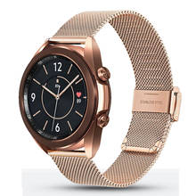 Correa de liberación rápida para reloj Samsung Galaxy 3, pulsera milanesa de acero inoxidable, correa de oro rosa, 41mm y 45mm 2024 - compra barato