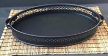 DOLBOVI Wrought Iron Black Tray, Metal Black Tray, Lace Tray, Tray (Free Shipping) tray поднос plateau de service 2024 - buy cheap