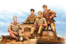 HobbyBoss 84409 1/35 German Tropical Panzer Crew Soldier Figures Assembly Model 2024 - buy cheap