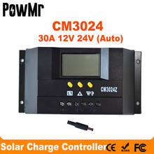 PWM 30A Solar Panel Controller Regulator Charge Battery Protection 12V 24V Auto Switch for PV System 2024 - buy cheap