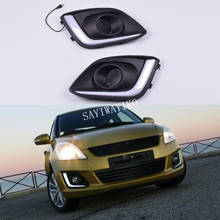 2 Pcs Car LED DRL Driving Daytime Running Lights White For Suzuki Swift 2014 2015 2016 car styling fog lamp cover 2024 - buy cheap