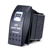 KEMiMOTO клавишный переключатель с подсветкой светодиодная световая панель для Can Am Maverick Commander 16 UTV для Yamaha для Polaris Ranger 2024 - купить недорого