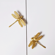 1pc Unique Brass Knobs Dragonfly Dresser Pulls Wardrobe Door Knob Cabinet Knobs Antique Drawer Knob Cupboard Pulls Handles Knob 2024 - buy cheap