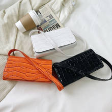 Модная женская однотонная сумка через плечо с каменным узором, повседневная женская маленькая сумочка из искусственной кожи, кошелек, новинка 2021 2024 - купить недорого