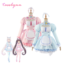 Anime Cosplay Costume Game Cosplay Nekopara Chocola & Vanilla Costume Cosplay Cute Dress Anime Lolita Uniform Halloween Full Set 2024 - buy cheap