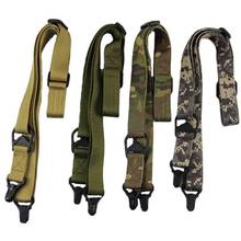Tactical Dual Two 2 Points Gun Sling Airsoft Rifle Sling Adjustable Nylon Gun Strap Shooting Sports Outdoor Hunting Accessories 2024 - buy cheap