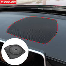 Black Dashboard Audio Speaker Horn Net Cover Trim For Mercedes Benz C Class GLC W205 X253 2015-2018 LHD Car Interior Accessories 2024 - buy cheap