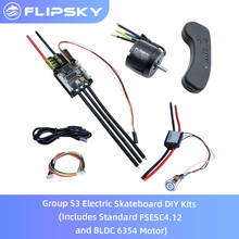 Kits DIY de monopatín eléctrico grupo S3 (incluye Motor estándar FSESC4.12 y BLDC 6354) 2024 - compra barato