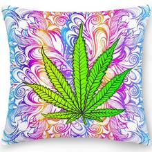 2 Sides Maple Mandala Flower Pillow Case Polyester Square Cushion Cover Throw Pillow Office Sofa Pillow Home Decoration 45*45cm 2024 - buy cheap