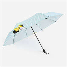 Minnie Mickey Mouse Cute Umbrella Folding Dual Automatic Three Fold Umbrella Anti-Ultraviolet Sun Umbrella Kids Umbrella Gift 2024 - buy cheap