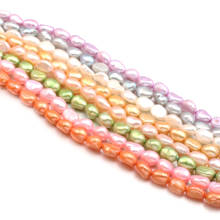 Natural de água doce pérola 36cm irregular soco multicolorido solta contas para fazer jóias diy colar pulseira acessórios 2024 - compre barato