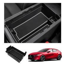 LFOTPP For Mazda 3 4th 2019 2020 Car Central Armrest Storage Box Non-slip Dust-proof Rubber Auto Interior Tidying Accessories 2024 - buy cheap
