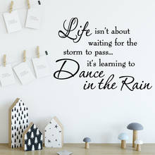 Cartoon Style Dance In The Rain Vinyl Kitchen Wall Stickers Wallpaper Wall Decals Decoration stickers muraux Wallpaper 2024 - buy cheap