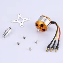 DXW-Motor sin escobillas A2208 1100KV 2-4S Outrunner para Dron de ala fija RC FPV, avión, avión, multicóptero, hélice 9050 2024 - compra barato