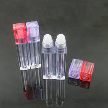 10/20/30/50pcs 6.5ml Square Lip Gloss Roll On Bottle DIY Empty Perfume & Eye Cream Bottle Refillable Lipgloss Purple Container 2024 - buy cheap