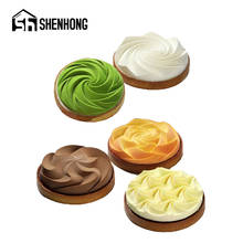 SHENHONG Dessert Pan Spiral Silicone Cake Mold Cream Flower Brownie Mousse Mould Egg Tart Ring Muffin Pastry Tray Baking Tools 2024 - buy cheap