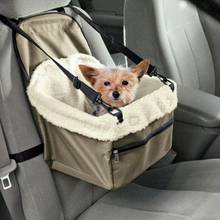 Folding Pet Carrier Car Seat Cover Universal Vehicle Armrest Box With Zipper Basket Hammock For Small Dog Cat Hanging Bags Mat 2024 - buy cheap