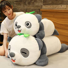 65/90cm Giant Cute Panda with Bamboo Plush Toys Stuffed Animal Doll Cartoon Soft Sleep Pillow Cushion Girls Lovers Birthday Gift 2024 - buy cheap