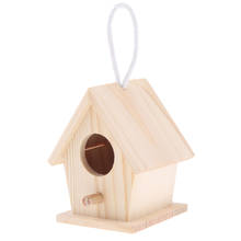 Wooden Bird Nest Hanging Birds House for Parakeets Budgerigar 2024 - buy cheap