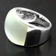 free shipping  7*20mm 925 STERLING SILVER NATURAL CLEAR WHITE OPAL RING SIZE 7/8/9/10 2024 - buy cheap