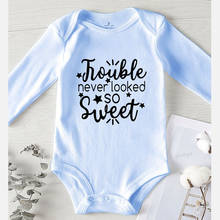 New Born Baby Items Kids Clothing Jumpsuit Kids Autumn Newborn Girl Clothes 0 To 24 Months Toddler Boy Romper Letter Prints 2024 - buy cheap