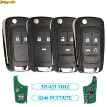 jingyuqin Flip Folding Remote Car Key Shell For Opel Vauxhall Astra H Insignia J Vectra C Corsa D Zafira G Buick 2/3/4/5 Buttons 2024 - buy cheap