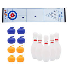 1.2M 3 In 1 Table Curling Ball Bowling Shuffleboard Indoor Sports Puzzle Game Kit Family Party Game Friends Game 2024 - buy cheap