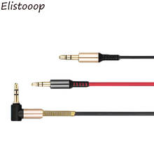 Аудио кабель 3,5 мм Elistooop 3,5 Jack-Jack AUX кабель для наушников, динамик для iPhone, автомобильный кабель со штыревыми соединителями AUX, пружинный кабель 2024 - купить недорого