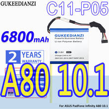 High Capacity GUKEEDIANZI Battery C11-P05 6800mAh For ASUS PadFone Infinity A80 10.1 2024 - buy cheap