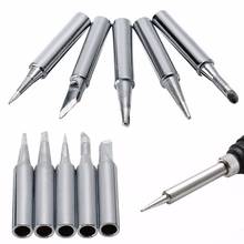 5Pcs 900M-T Metal Solder Screwdriver Iron Tips Lead-free For Hakko Soldering DIY Rework Tool 2024 - buy cheap