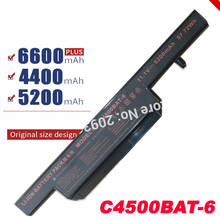 Аккумулятор для ноутбука Clevo BAT-B5105M C4100 C4500 C4500BAT-6 C4500Q 5200Mah 6 Cell Бесплатная доставка 2024 - купить недорого