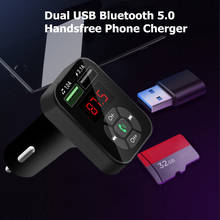 FM Transmitter Aux Modulator Bluetooth Handsfree Car Kit Car Audio MP3 Player Adapter 4.1A Quick Charge Dual USB Car Charger 2024 - buy cheap