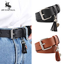 JIFANPAUL New designer design women belt jeans decorative belt trouser belts with pin buckle student vintage elegan belts 2024 - buy cheap