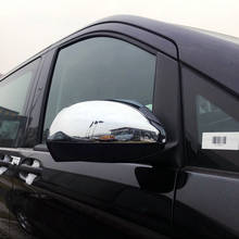 Acessórios do carro para mercedes-benz vito w447 2014-2020 abs chrome side espelhos retrovisores decoração capa guarnição 2 pçs 2024 - compre barato