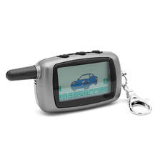 Chaveiro de controle remoto com lcd para sistema de alarme automotivo bidirecional a9, corrente de chaves star line a9 a8 2024 - compre barato