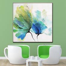 Colorful Flowers Abstract Oil Painting Hand-painted Wall Art Home Decor Picture Modern Hand Painted Oil Painting On Canvas 2024 - buy cheap