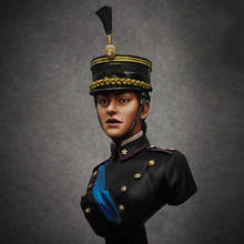 1/12 Scale Unpainted Assembly Resin Bust Kit Officer 2024 - buy cheap