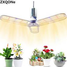 Lámpara led de cultivo E27 de espectro completo, luz de cultivo de plantas, 3 cabezales/4 cabezales ajustables, 90W/120W, 460NM + 660NM 2024 - compra barato