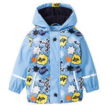 Chaqueta impermeable de cuero sintético para niños, Poncho de terciopelo, resistente al viento, Tops para exteriores, invierno, 2021 2024 - compra barato