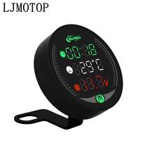 5-in-1 Motorcycle Meter Time Water Temperature Voltmeter USB Display Table For Kawasaki KLX 125 250 KDX 125 250 2024 - buy cheap