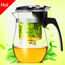 High Quality Heat Resistant Glass Teapot Chinese Kung Fu Tea Set Puer Kettle Coffee Glass Maker Convenient Office Tea Pot 2024 - buy cheap