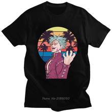 Camiseta de Manga corta de algodón para hombre, camisa Vintage japonesa de Seven Deadly Sins, Nanatsu No Taizai, Harajuku 2024 - compra barato