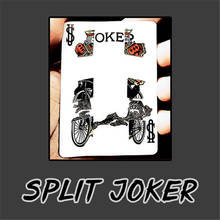 Split Joker Magic Tricks Playing Card Change Poker One to Four Close Up Street Illusion Gimmick Mentalism Puzzle Toy Magia Card 2024 - buy cheap