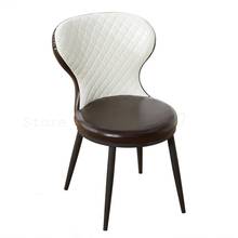 Nordic Dining Chair Adult Modern Simple Leisure Armchair Home Table Chair Restaurant Chair Manicure Chair 2024 - buy cheap